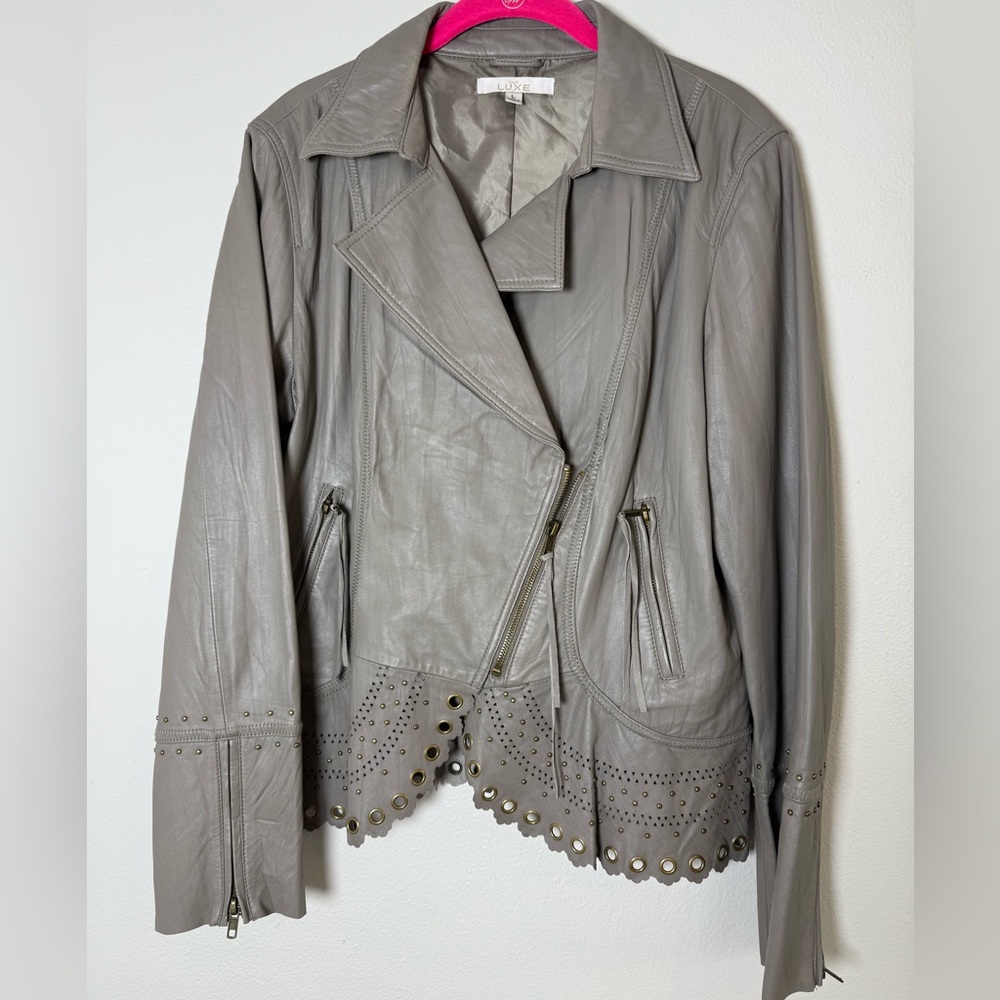 Cache Women's Lambskin Leather Jacket
